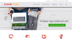 Desktop Screenshot of coretrek.no